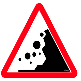 Safety sign – Dangerous Dip