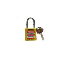 Padlock Yellow KGDMK with master key 20 and grand master key