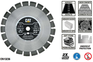 Cat® DA34020 SC80 Segmented Rim Diamond Blade (350mm)